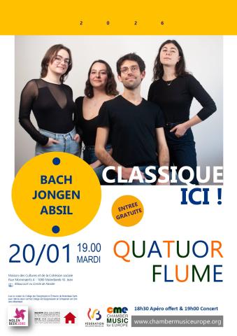 Classique Ici ! Quatuor Flume